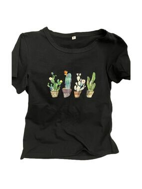 Super cute cactus tee size small